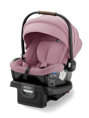 Graco Infant Car Seat in Dusty Pink - Rear-Facing Safety Carrier